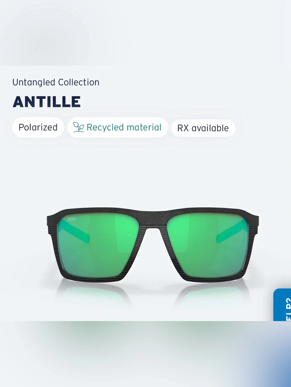 Costa Antille Sunglasses 580 Lenses & Loop Retainer